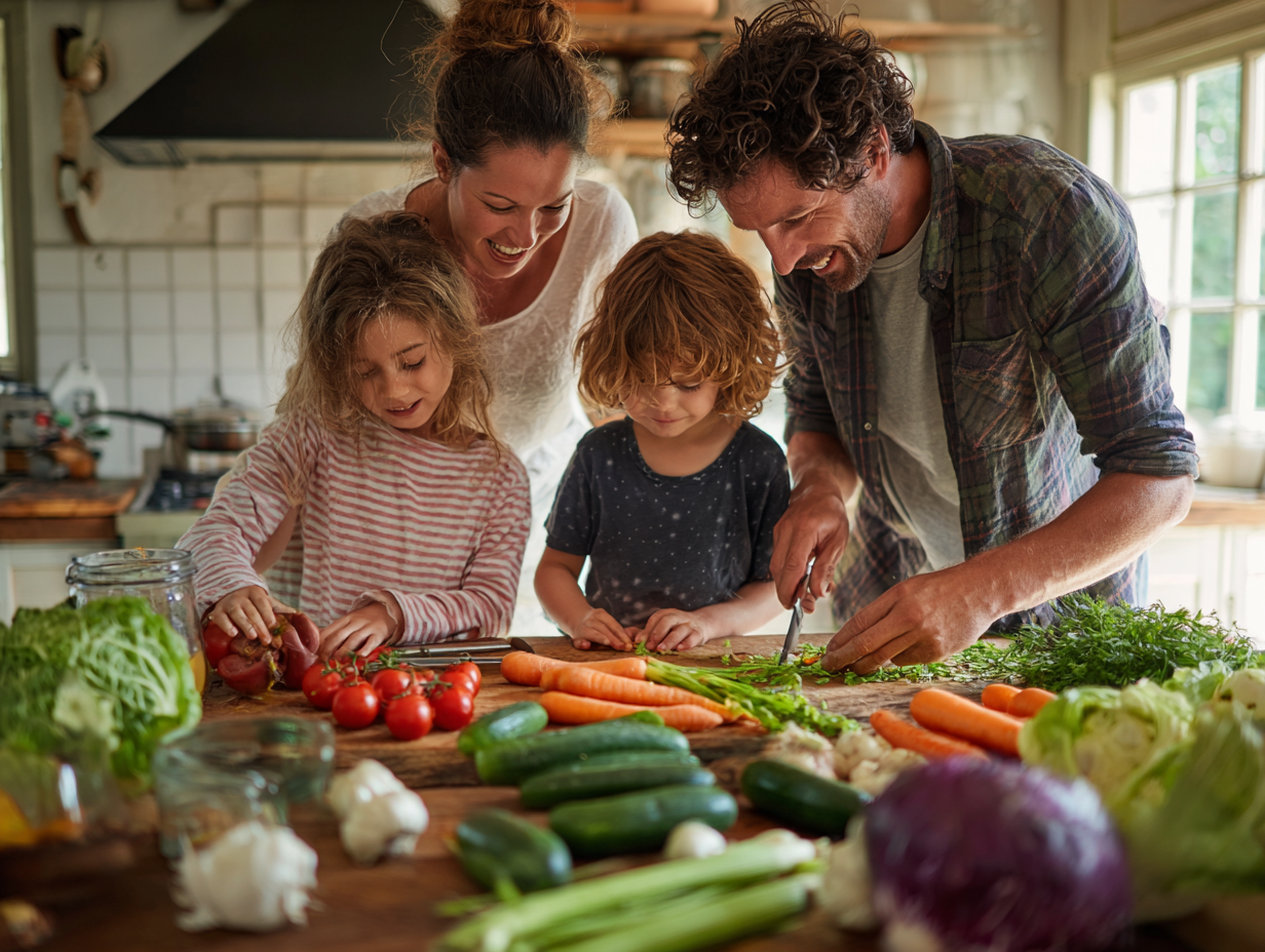 Блокнот з записами про харчові звички та аналіз раціону родини